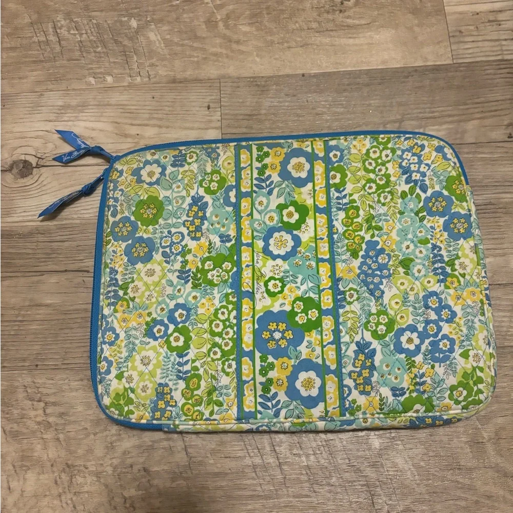Vera Bradley Floral Laptop Sleeve - Blue, Green, Yellow